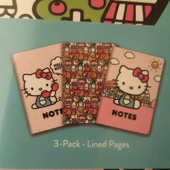 Hello Kitty Notebooks Pack of 3 - Picture 4 of 5
